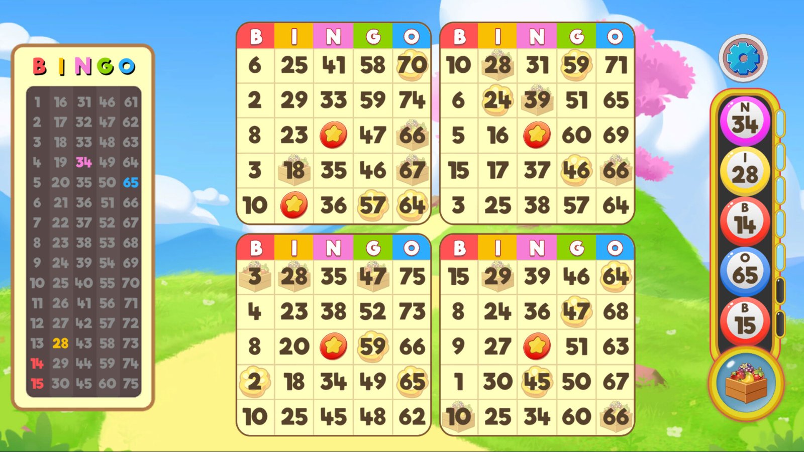 Cosmic Bingo Quest Gameplay Screenshot 4